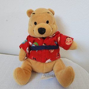 Winnie The Pooh Kimono Small Plush 6"